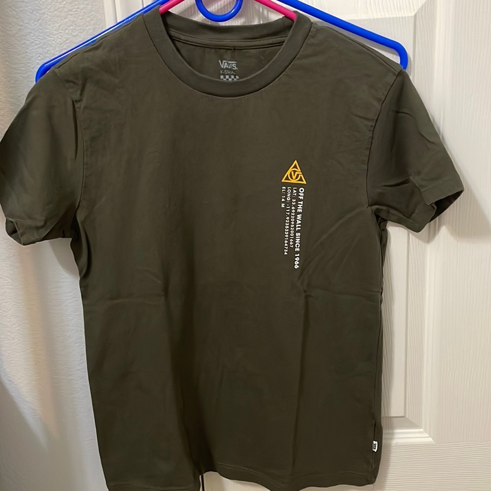 Vans army green shirt